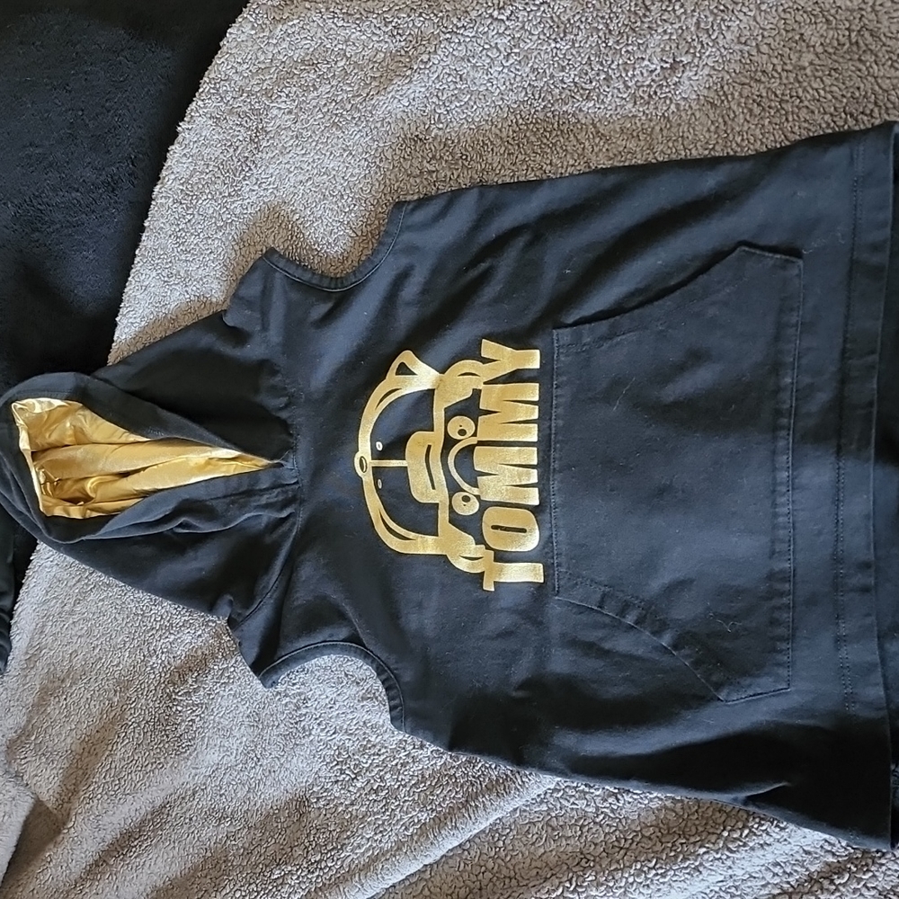Trukfit: Hoodie sleeveless t-shirt, Black/Gold, Boys S (7)